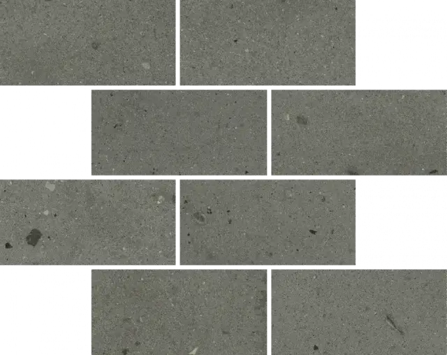 Мозаика 610110001215 Avantgarde Black Mini Brick 23.7x29.5