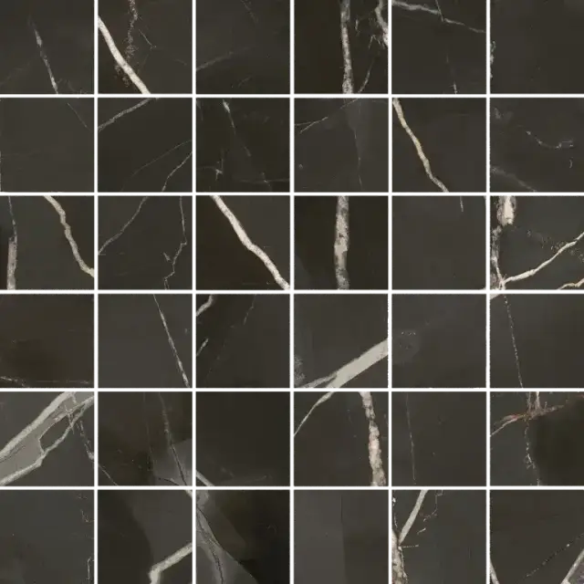 Мозаика 610110001141 Stellaris Absolut Black Mosaico 30x30