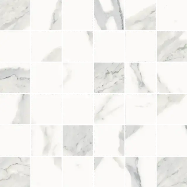 Мозаика 610110001135 Stellaris Statuario White Mosaico 30x30
