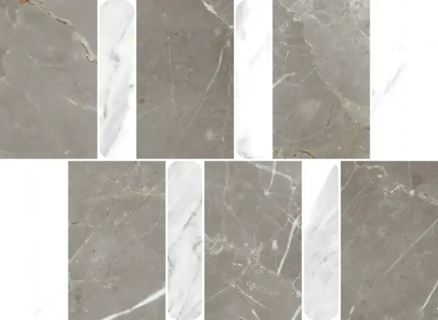 Мозаика 600110000979 Stellaris Grey Mosaico Argan Nat 36.8x26.9