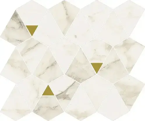 Мозаика 600110000975 Carrara Mosaico Vertex 30x25.8