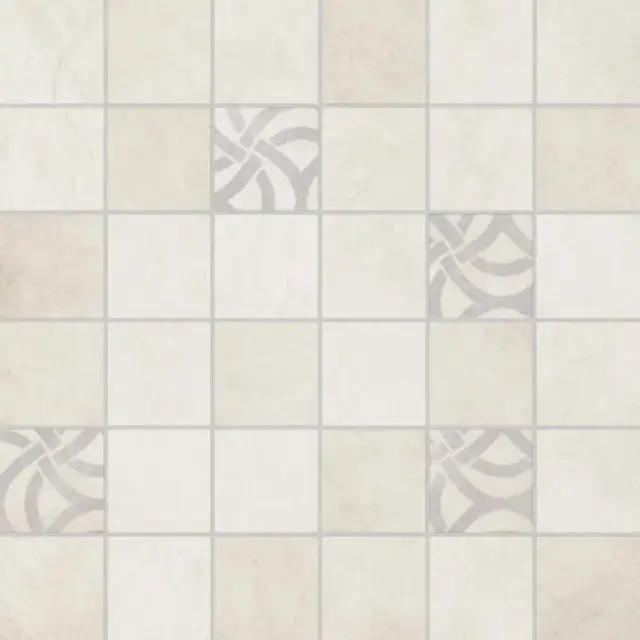 Керамогранит 41325 WALK MOS.T36 DEC BIANCO 33,3X33,3