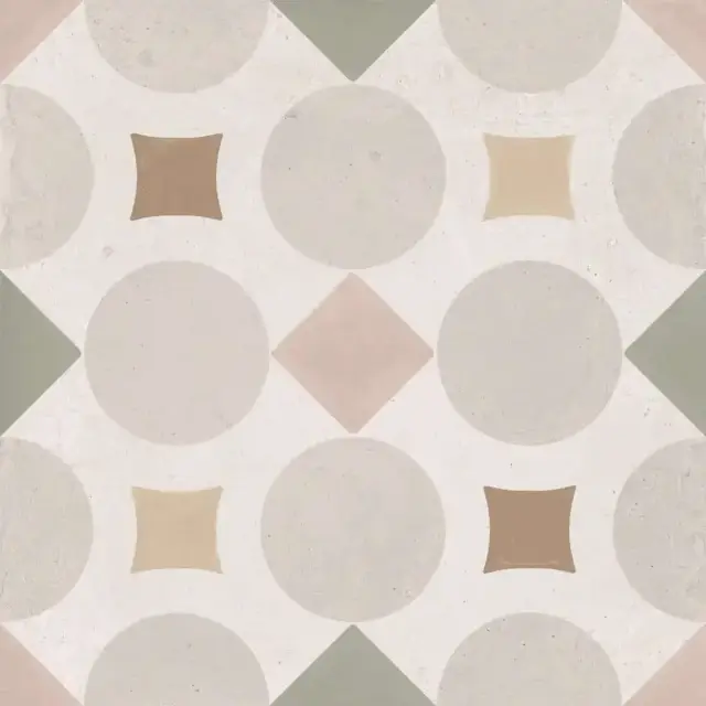 Керамогранит 3386036508 Patterns Pink Geometric 9mm R10 22.3x22.3