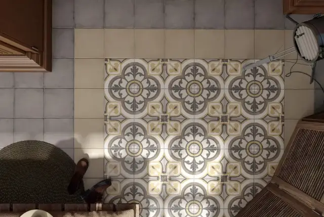 Керамогранит 24396 ART NOUVEAU CYPRESS GREEN 20*20