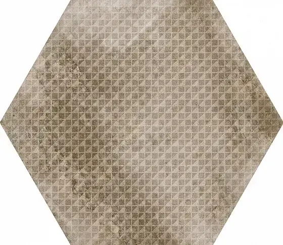 Керамогранит 23602 Urban Hexagon Melange Nut 29,2X25,4
