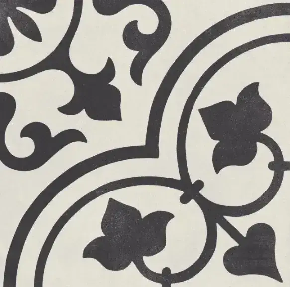 Керамогранит 23286 CUBAN WHITE ORNATE/22,3 22.3x22.3