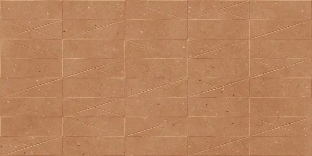 Керамогранит 230376 Land Terracota Decor Rect Matt 59.5x119.2