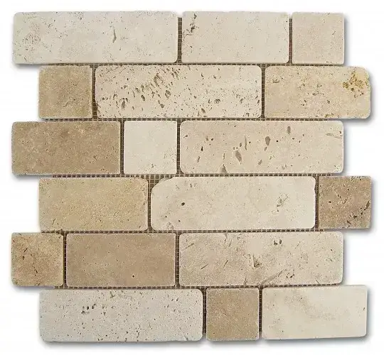 Мозаика 184996 Mosaico Travertino Brick 30,5x30,5