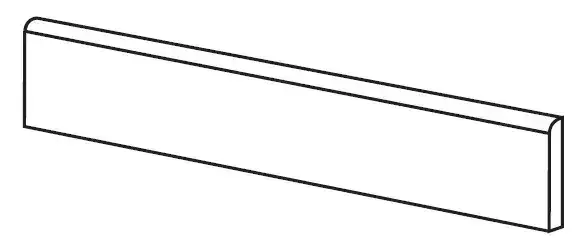 Керамогранит Battiscopa SUMMER WHITE 7.6x60.8