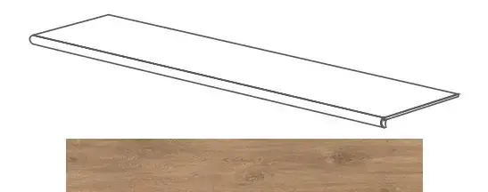 Ступени 52103 Just GRADONE BEIGE SCURO 120x4x32