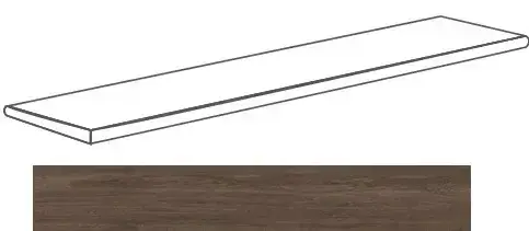 Ступени 52125 Just GRAD.ANG.SX NOCE SCU 120x4x32