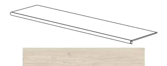 Ступени 52100 Just GRADONE SBIANCATO 120x4x32