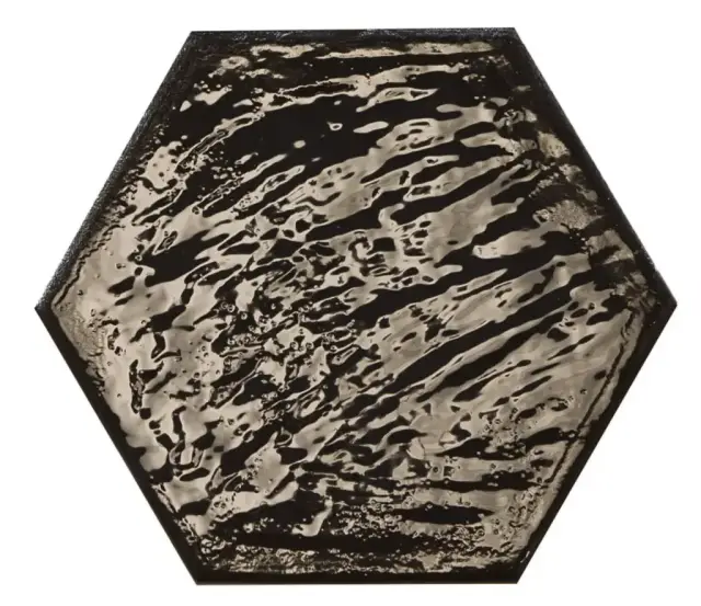 Керамогранит Rain Nero Hex 19.8x22.8