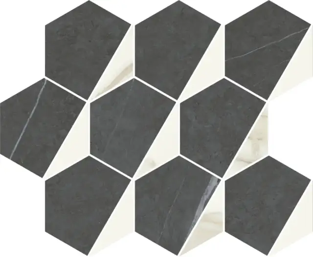 Мозаика 620110000159 Metropolis Mosaico Hexagon Cold Nat 25.4x31