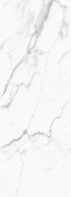 Керамогранит 41757 Lumiere White Decor ST/100x275/R 100x275