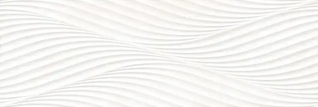 Плитка 40332 Salines Waves White/33,3X100X0,98/R 33.3x100