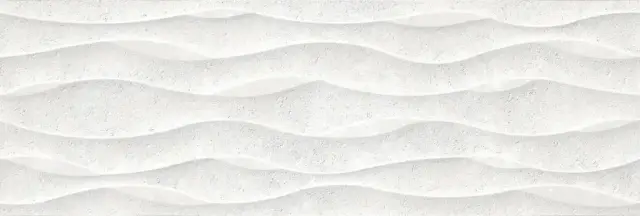 Плитка 40307 Ground White Decor/33,3X100X0,98/R 33,3x100