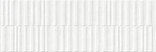 Плитка 40270 Manhattan White Wavy SP/33,3x100x0,98/R