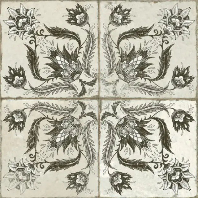 Плитка 39368 Fs Ivy Black 45x45x0,95