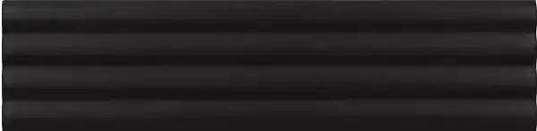 Плитка 28521 COSTA NOVA ONDA Black Matt 5x20