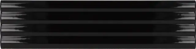 Плитка 28483 Costa Nova Onda Black Glossy 5x20