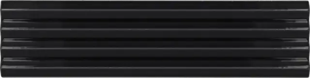 Плитка 28468 Costa Nova Praia Black Glossy 5x20