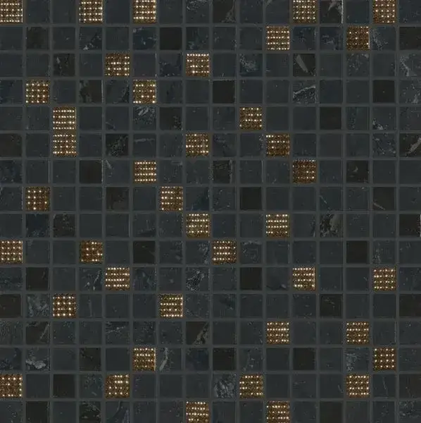 Плитка Newluxe Black Tessere Riv 30,5х30,5