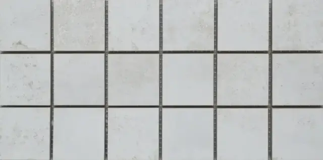 Мозаика Mk.Metallic White Natural 10mm 15x30