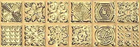 Плитка Enigma Gold Cenefa 6,5x20