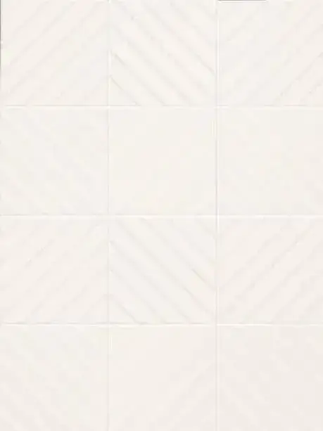Керамогранит E062 4D Diagonal White 20х20