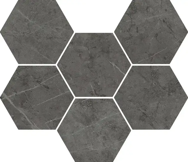 Керамогранит 620110000050 Charme Evo Antracite Mosaico Hexagon 25x29