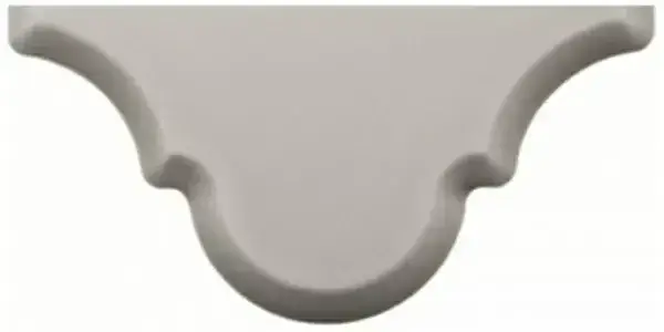 Плитка ADST8014 Arabesco Biselado Remate Graystone 7.5X15