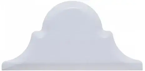 Плитка ADST8008 ADEX ARABESCO BISELADO REMATE SNOW CAP 7.5Х15