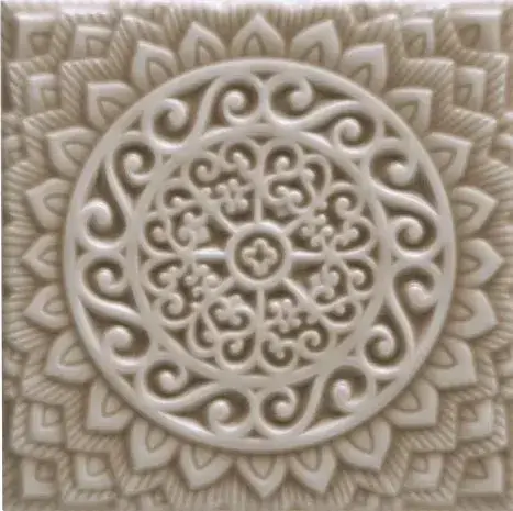 Плитка ADST4100 RELIEVE MANDALA UNIVERSE SILVER SANDS 14,8x14