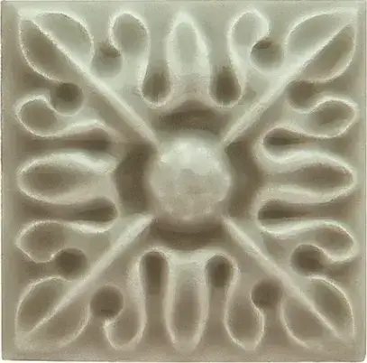 Плитка ADST4066 Taco Relieve Flor №2 Graystone 3x3