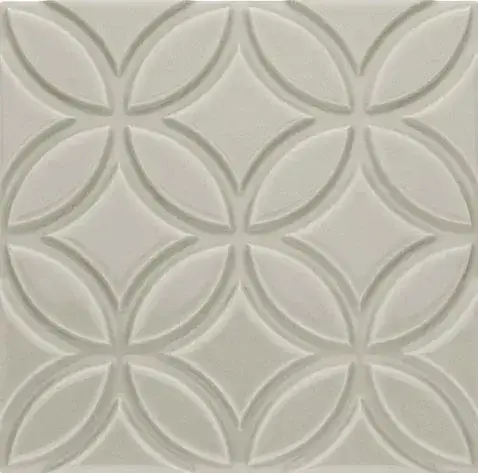 Плитка ADNE4136 RELIEVE BOTANICAL SILVER MIST 15X15
