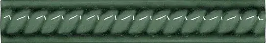 Плитка ADMO5188 Trenza PB C/C Verde Oscuro 2,5х15