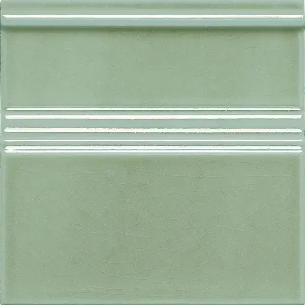 Плитка ADMO5204 Rodapie Clasico C/C Verde Claro 15X15