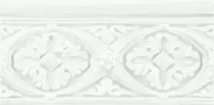 Плитка ADMO4002 Relieve Bizantino C/C Blanco 7,5х15