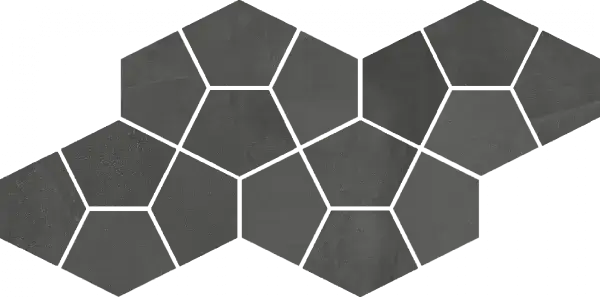 Мозаика 620110000185 Continuum Petrol Mosaico Prism 41.3x20.5