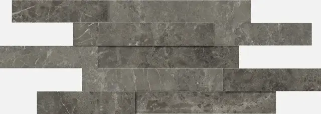 Керамогранит 620110000102 Декор Рум Стоун Грэй Брик 3D 28х78