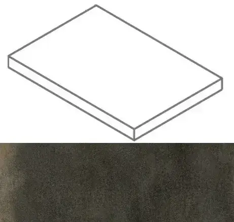 Ступени 620070002367 Continuum Brass Dark Scalino Angolare DX 33x160