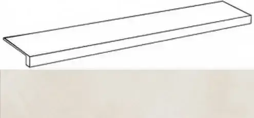 Ступени 620070002339 Continuum Polar Scalino Frontale 33x160