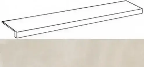 Ступени 620070002325 Continuum Pure Scalino Frontale 33x120