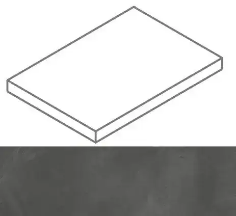 Ступени 620070002323 Continuum Petrol Scalino Angolare SX 33x60