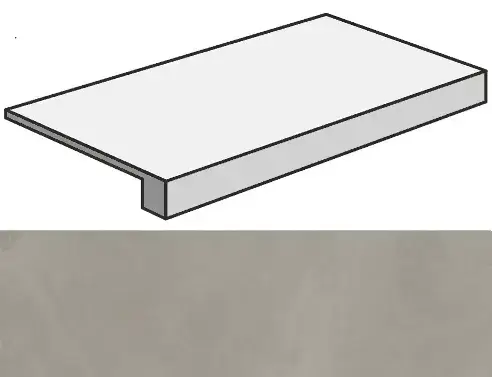 Ступени 620070002312 Continuum Iron Scalino Frontale 33x60