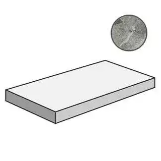 Ступени 620070001457 Ступень Шарм Экстра Силвер угловая левая 33х80