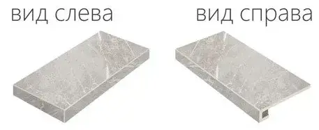 Ступени 620070000637 Charme Evo Imperiale Scalino Angolare Sinistro 33x60