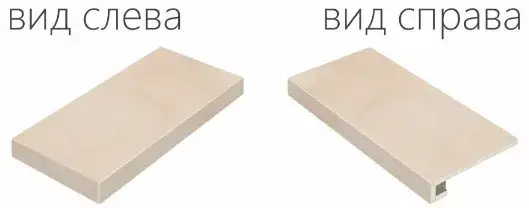 Ступени 620070000636 Charme Evo Onyx Scalino Angolare Sinistro 33x60