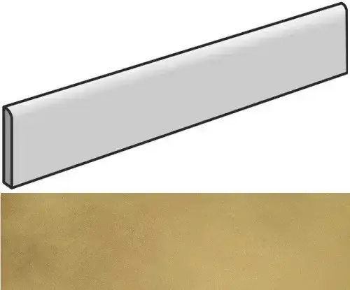 Керамогранит 610130005316 Continuum Brass Gold Battiscopa 7.2x80